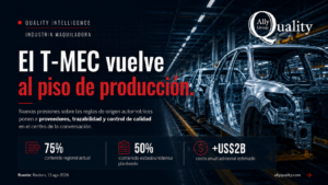 El T-Mec vuelve al piso de producción