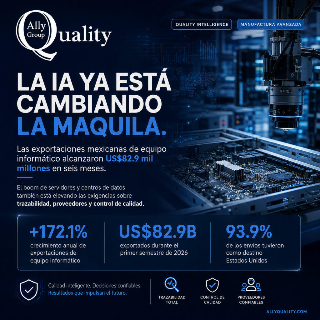 IA y maquila en México: servidores superan al auto